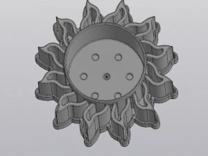 flowerpot sun 3D Print Model
