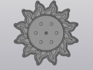 flowerpot sun Model do druku 3D