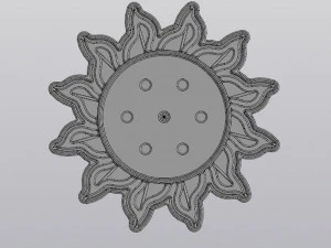 flowerpot sun 3D Print Model