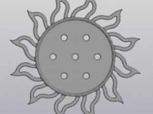 flowerpot sun Model do druku 3D