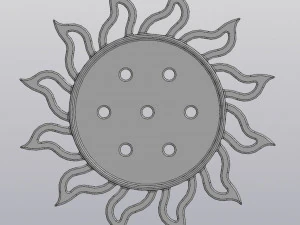 flowerpot sun 3D Print Model