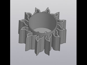 flowerpot sun Model do druku 3D