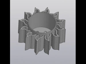 flowerpot sun 3D Print Model