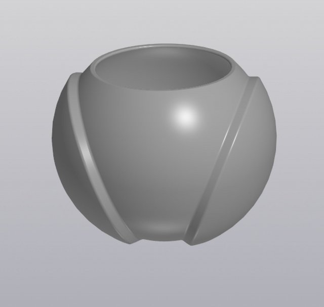 flowerpot space theme 3D प्रिंट मॉडल .c4d .max .obj .3ds .fbx .stl .blend 