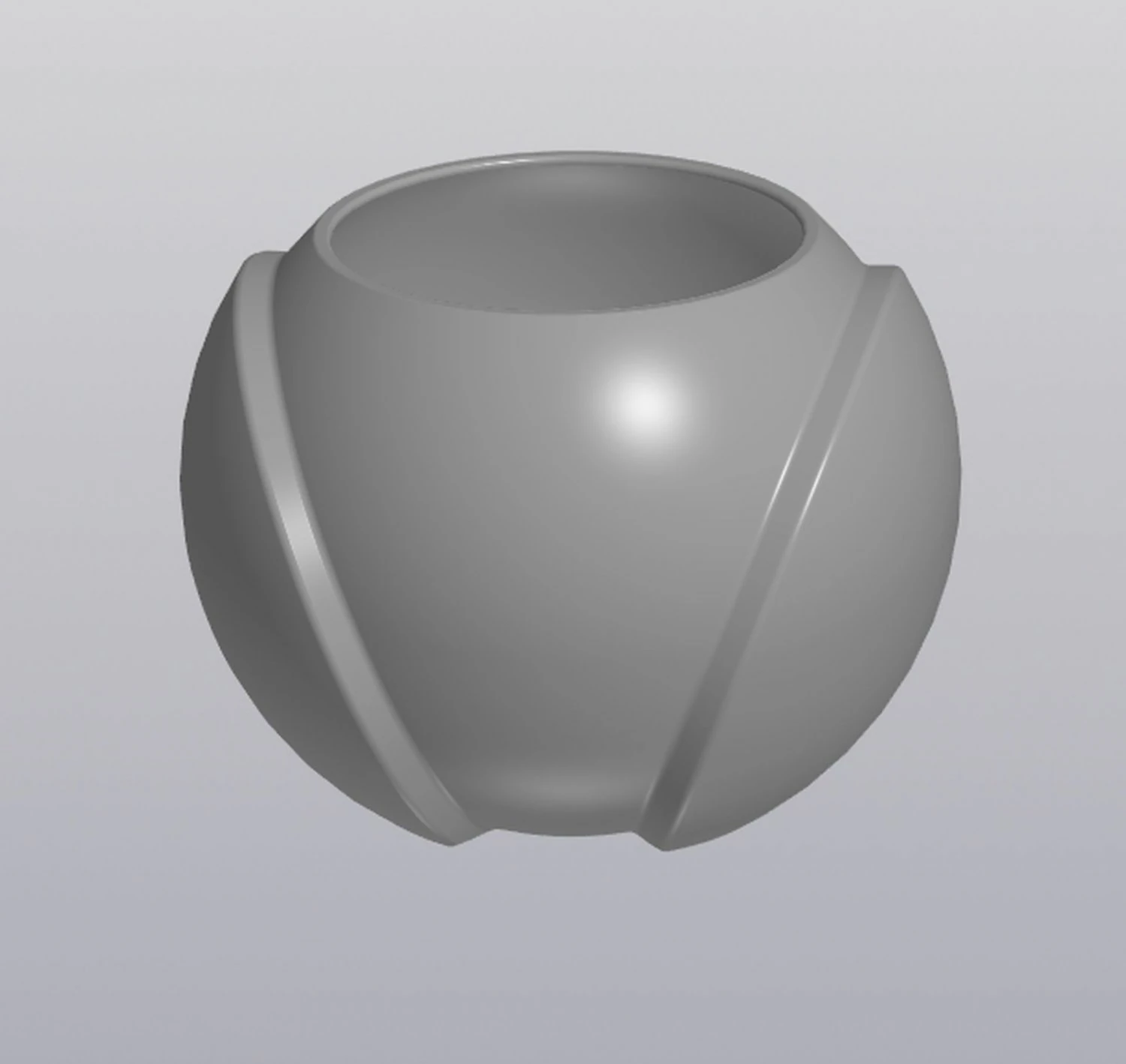 flowerpot space theme 3D Print Model .c4d .max .obj .3ds .fbx .stl .blend 