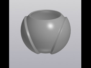 flowerpot space theme 3D-Druckmodell