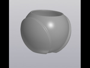 flowerpot space theme 3D प्रिंट मॉडल