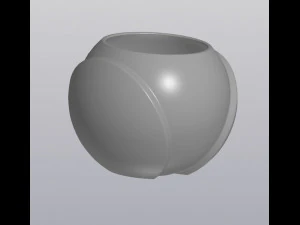 flowerpot space theme 3D Print Model