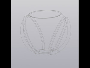 flowerpot space theme 3D प्रिंट मॉडल
