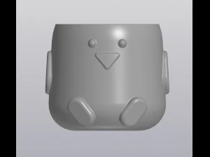 flowerpot chicken 3D Print Model