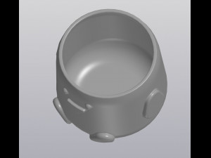 flowerpot chicken 3D 打印模型