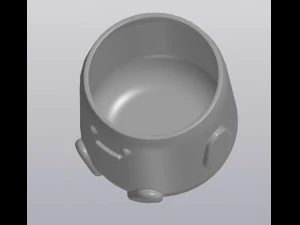 flowerpot chicken 3D Print Model