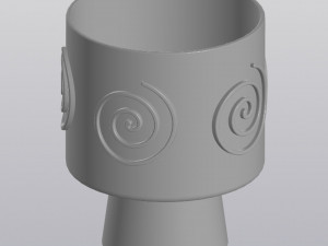 flowerpot spiral Modèles 3D en vedette