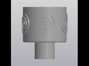 flowerpot spiral Modèles 3D en vedette