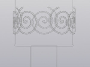 flowerpot spiral Modèles 3D en vedette