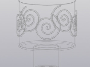 flowerpot spiral Modèles 3D en vedette