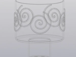 flowerpot spiral 3D Print Model