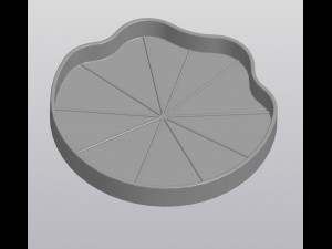 flowerpot paw print 3D Принт Модель
