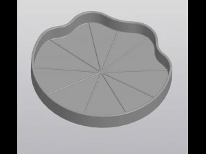 flowerpot paw print 3D Print Model