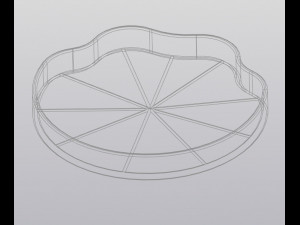 flowerpot paw print 3D Принт Модель