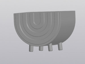 flowerpot rainbow 3D Принт Модель