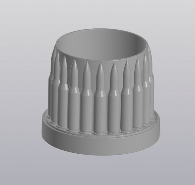 3d модель патрон