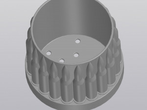 flowerpot bullets 3D 打印模型