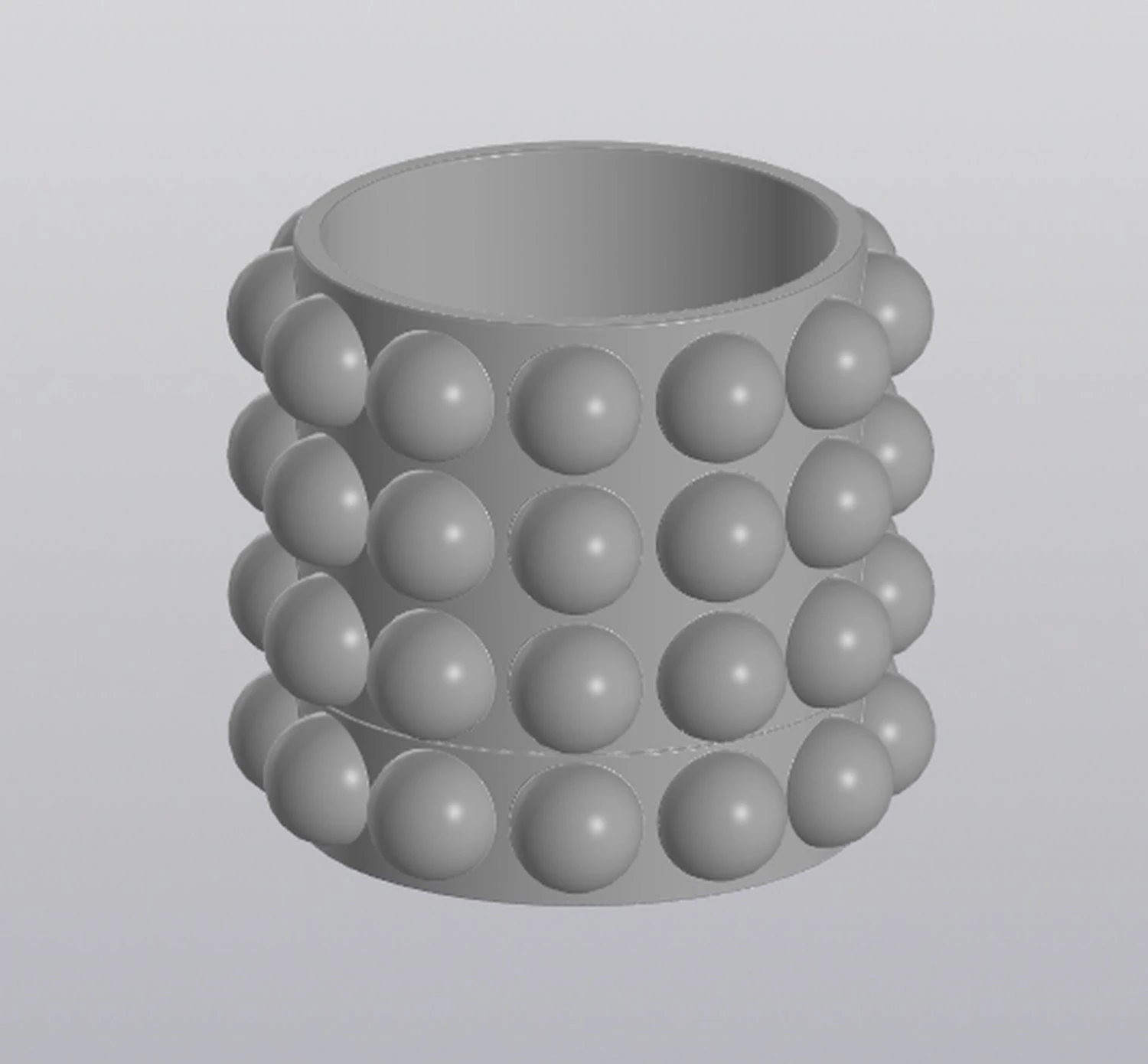 flowerpot snowballs 3D Print Model .c4d .max .obj .3ds .fbx .stl .blend 