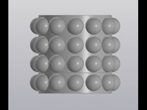 flowerpot snowballs Modello di stampa 3D