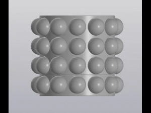flowerpot snowballs 3D Print Model