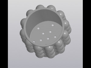 flowerpot snowballs Modello di stampa 3D