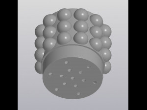 flowerpot snowballs Modello di stampa 3D
