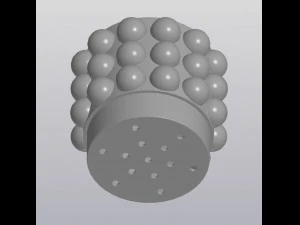 flowerpot snowballs 3D Print Model