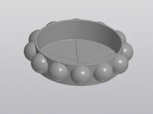 flowerpot snowballs 3D Print Model
