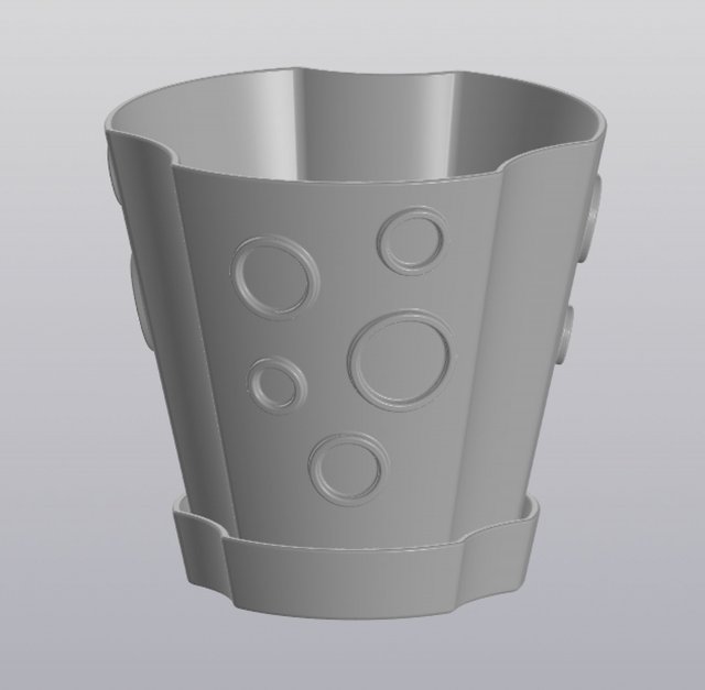 flowerpot milady 3D Baskı Modeli .c4d .max .obj .3ds .fbx .stl .blend 
