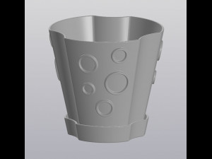 flowerpot milady Modelo de Impressão 3D