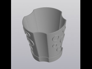 flowerpot milady 3D Baskı Modeli