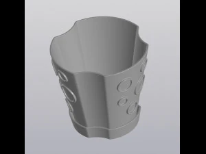 flowerpot milady 3D Print Model