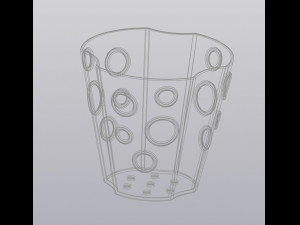 flowerpot milady 3D Baskı Modeli