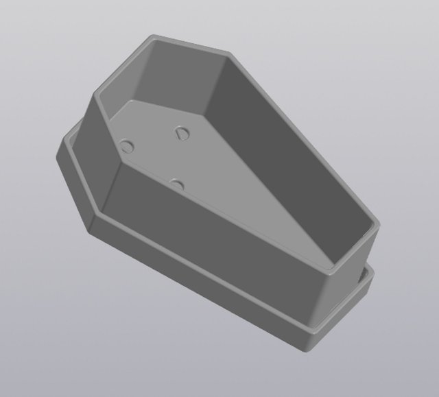 flowerpot coffin 3D-printmodel .c4d .max .obj .3ds .fbx .stl .blend 