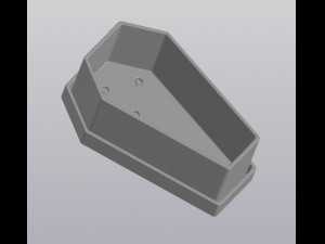 flowerpot coffin 3D Print Model