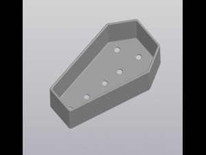 flowerpot coffin 3D-printmodel