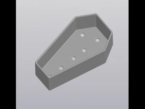 flowerpot coffin 3D Print Model