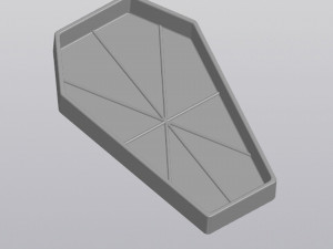 flowerpot coffin 3D-printmodel