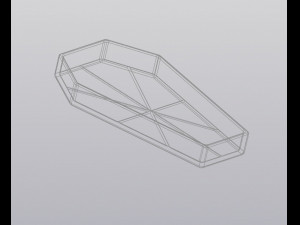 flowerpot coffin 3D-printmodel