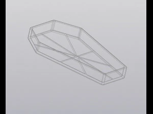 flowerpot coffin 3D Print Model