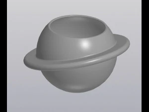 вазон планета сатурн 3D Принт Модель