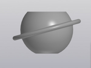 flowerpot planet saturn Modelo de Impressão 3D