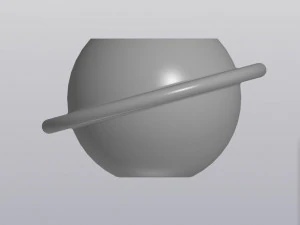flowerpot planet saturn 3D Print Model