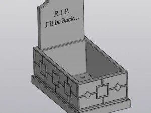 फूलदान कब्र 3D प्रिंट मॉडल